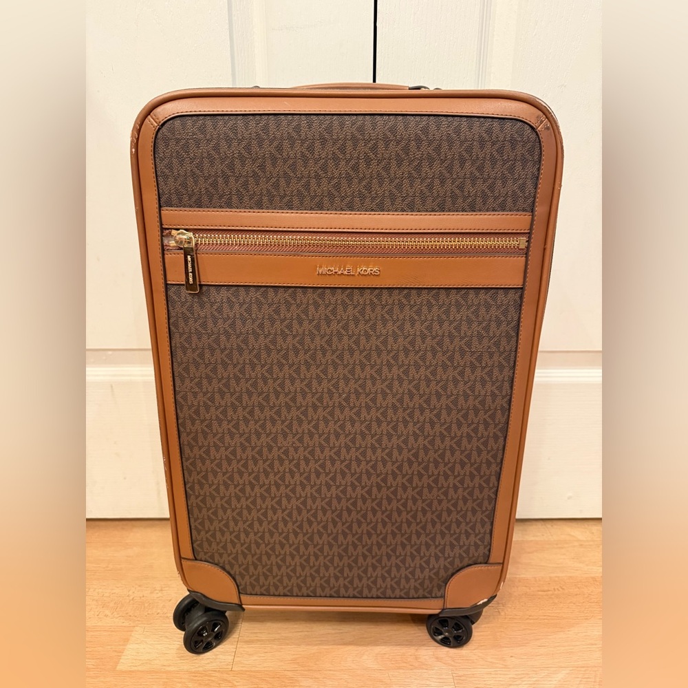 Michael Kors Tan and Brown Travel Bag